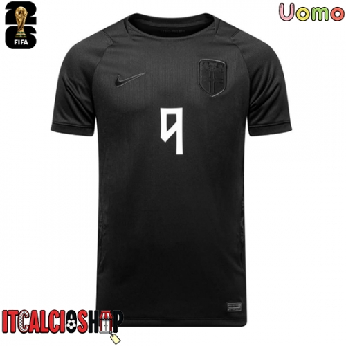 Norvegia Erling Haaland #9 Seconda Maglia Mondiali 2026 Manica Corta